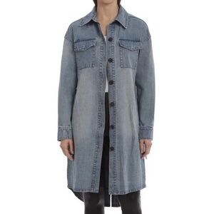 Avec Les Filles Denim Trench, Small
